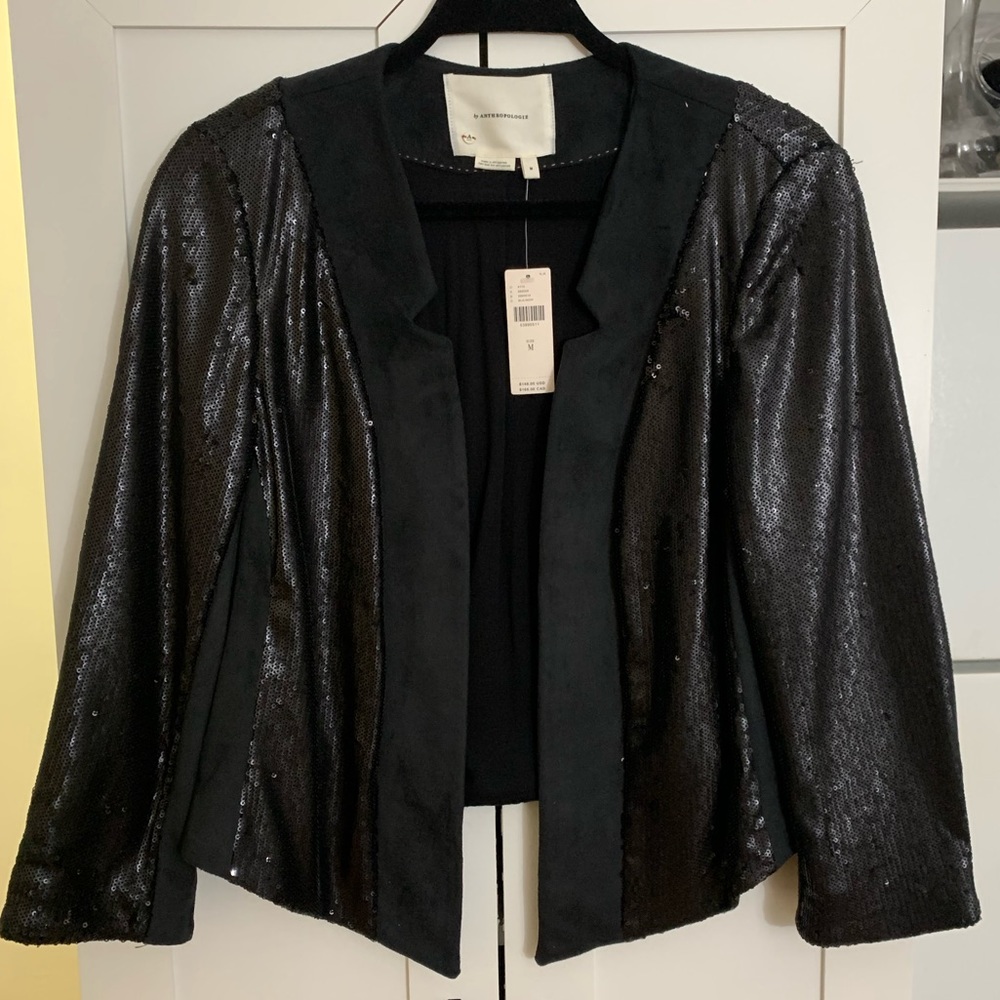 NWT Anthropology sequined jacket